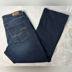 Levi's Women's Boot Cut Jeans - Dark Blue with Gold Stitching